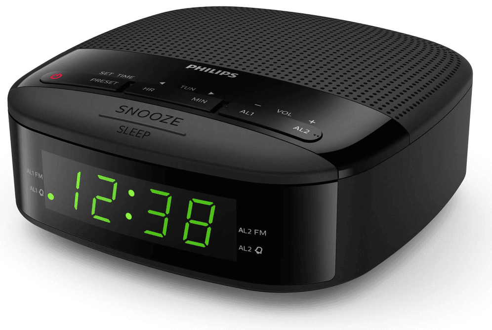 Philips TAR3205/12 radio Reloj Digital Negro