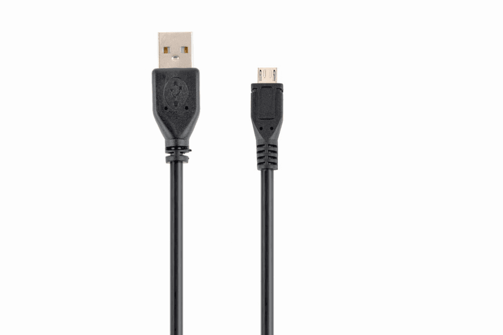Gembird USB 2.0/microUSB 2.0, 0.3m cable USB 0,3 m USB A Micro-USB B Negro