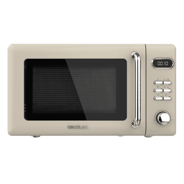 Cecotec 01714 microondas Beige Microondas con grill Encimera 20 L 700 W