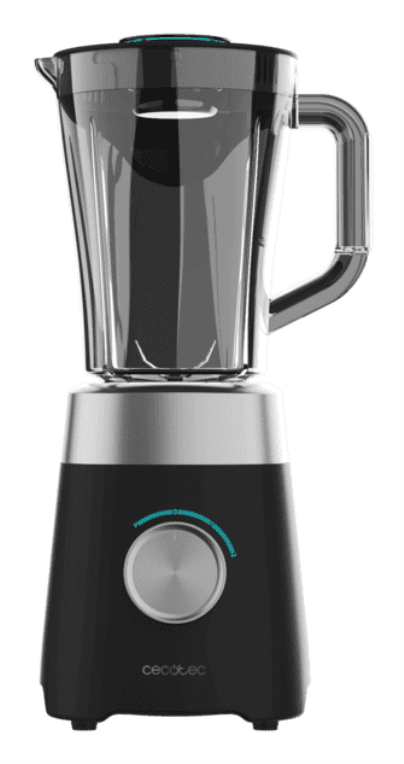 Cecotec Power Black Titanium 1300 MAX 1,5 L Batidora de vaso 1300 W Negro, Gris