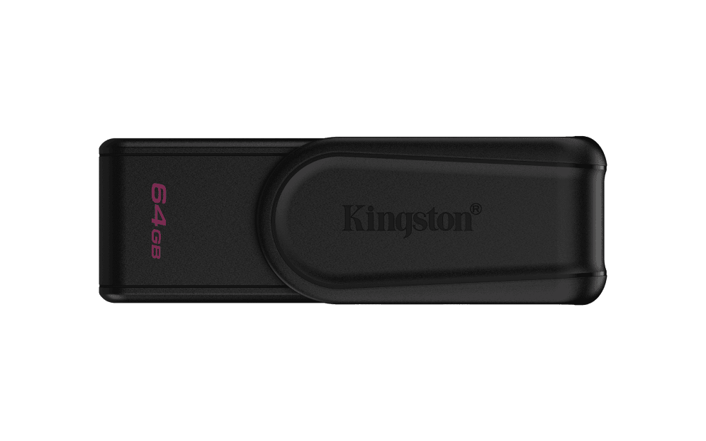 Kingston Technology DataTraveler 64GB Portable USB 3.2 Gen 1 Exodia S (Black/Black)