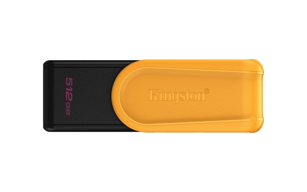 Kingston Technology DataTraveler 512GB Portable USB 3.2 Gen 1 Exodia S (Black/Yellow)
