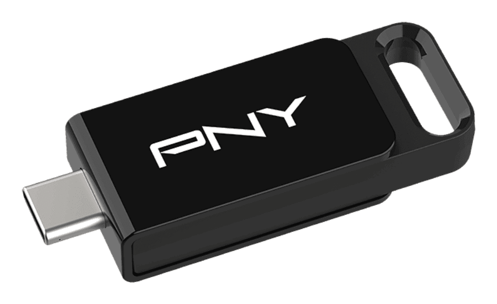 PNY Elite unidad flash USB 64 GB USB Tipo C 3.2 Gen 1 (3.1 Gen 1) Negro