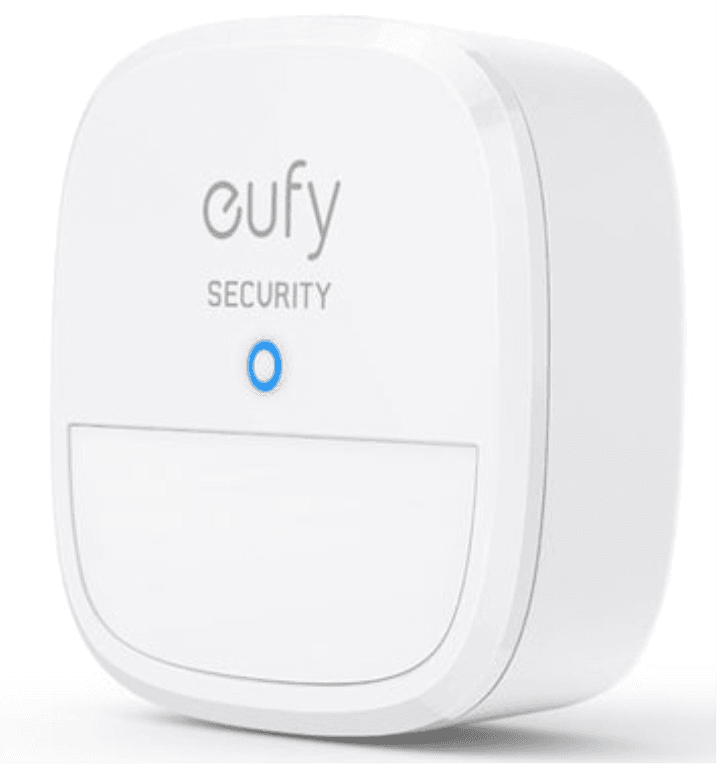 Eufy Sensor de movimiento, Security Home Alarm System Motion Detector, 100° campo de visión, 9m de alcance, 2 años de duración de la batería, sensibilidad ajustable (requiere HomeBase)