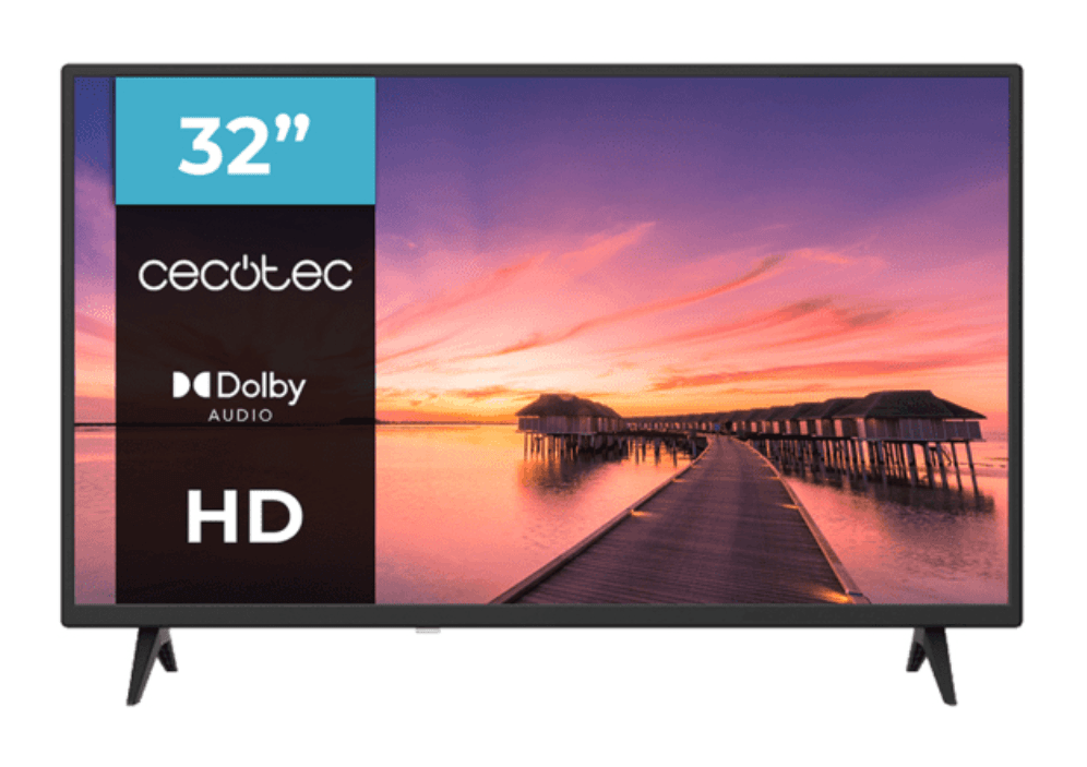Cecotec 02613 Televisor 81,3 cm (32") HD Negro
