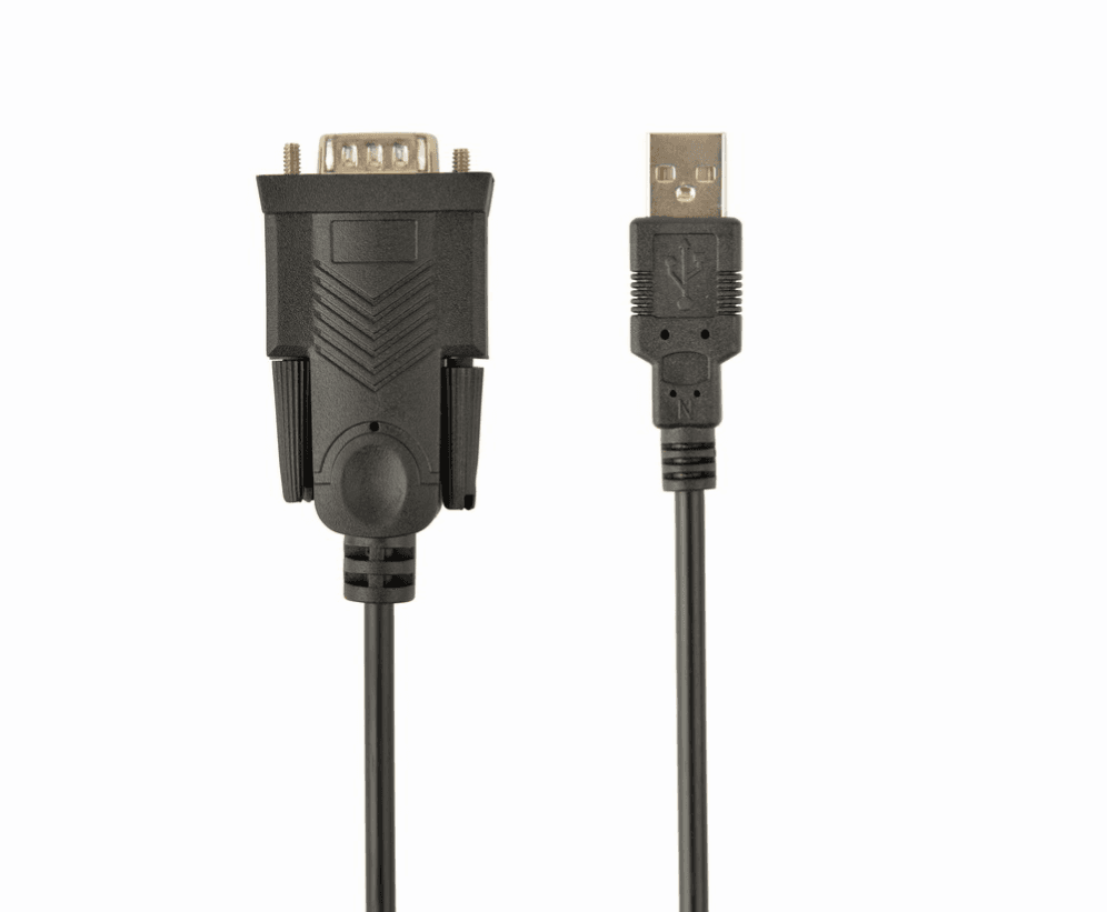 Gembird UAS-DB9M-02 cable de serie Negro 1,5 m USB tipo A DB-9