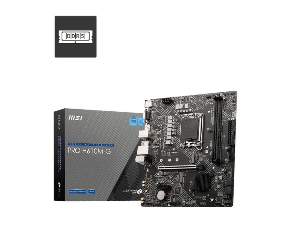 MSI PRO H610M-G placa base Intel H610 LGA 1700 micro ATX