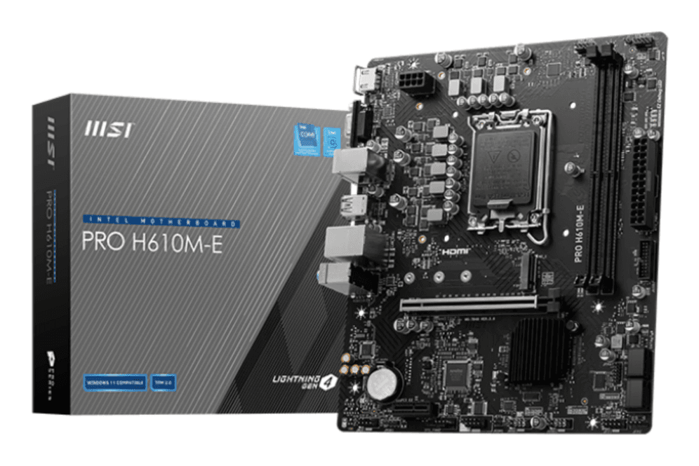MSI PRO H610M-E placa base Intel H610 LGA 1700 micro ATX