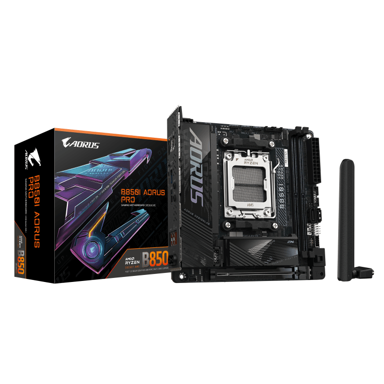GIGABYTE B850I AORUS PRO placa base AMD B850 Zócalo AM5 mini ITX