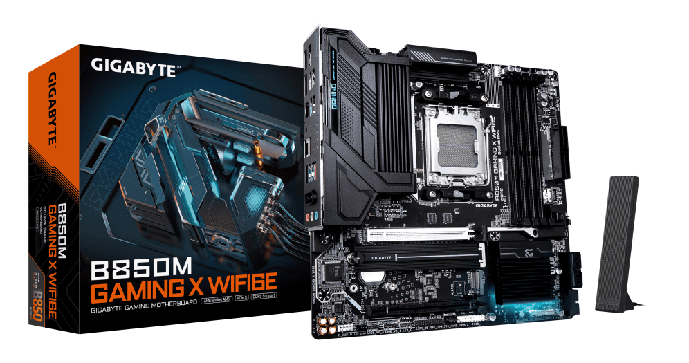 GIGABYTE B850M GAMING X WIFI6E AMD B850 Zócalo AM5 micro ATX