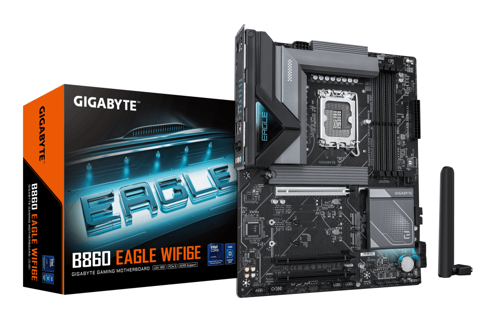 GIGABYTE B860 EAGLE WIFI6E placa base Intel B860 LGA 1851 (Socket V1) ATX
