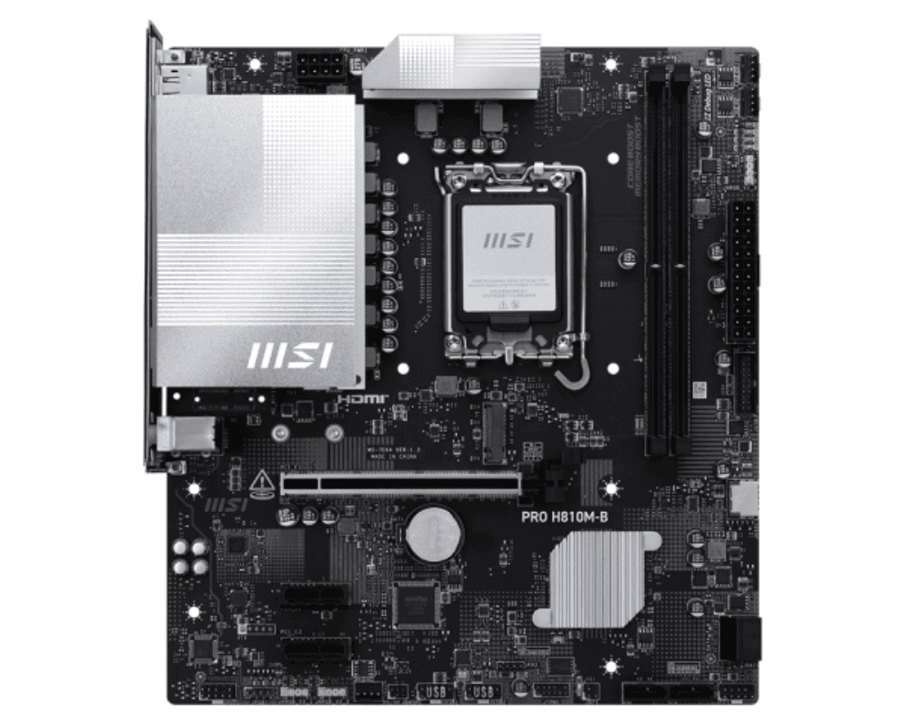 MSI PRO H810M-B placa base Intel H810 LGA 1851 (Socket V1) micro ATX