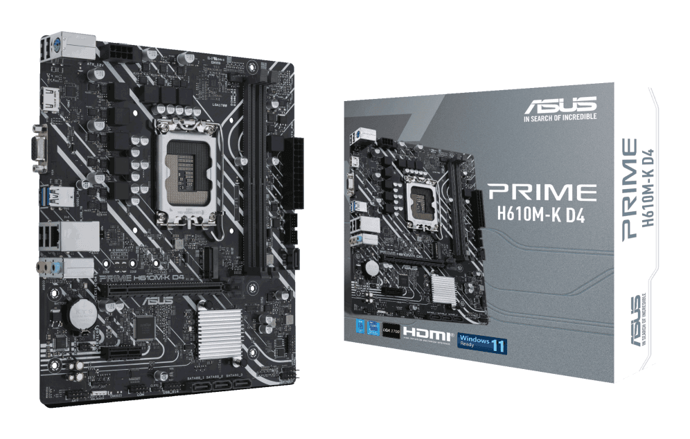 ASUS PRIME H610M-K D4 Intel H610 LGA 1700 micro ATX