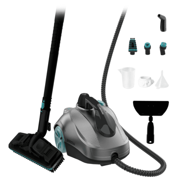 Cecotec HydroSteam 2000 EasyHome Max Limpiador a vapor portátil 2 L 2000 W Gris