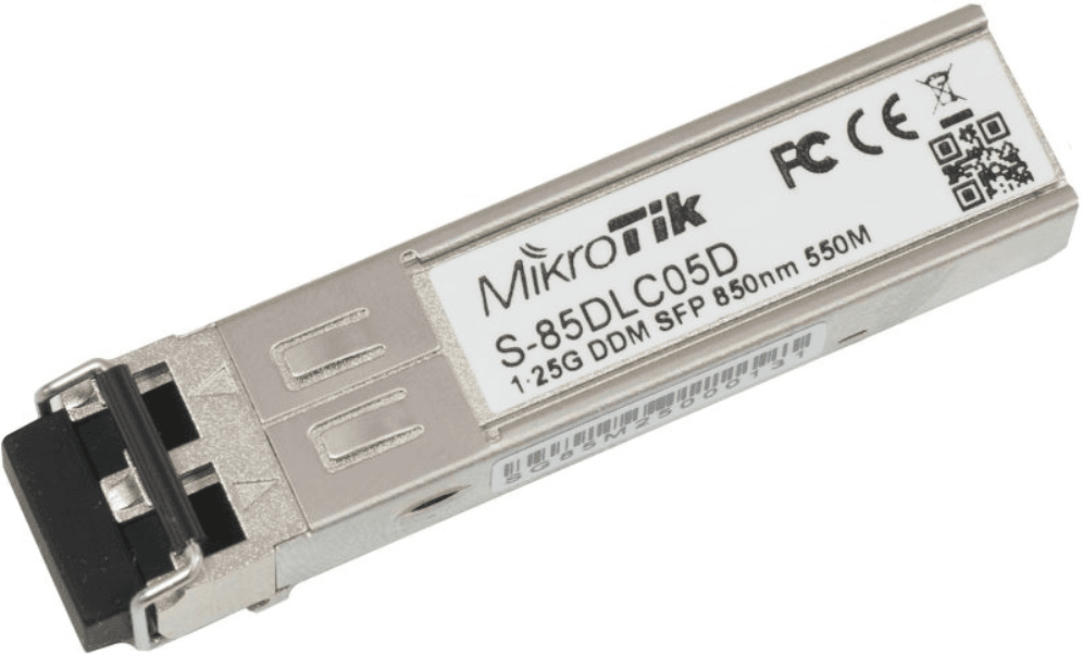 Mikrotik S-85DLC05D red modulo transceptor 1250 Mbit/s SFP 850 nm