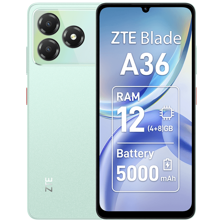 ZTE Blade A36 17,1 cm (6.75") SIM doble Android 15 4G USB Tipo C 4 GB 64 GB 5000 mAh Verde