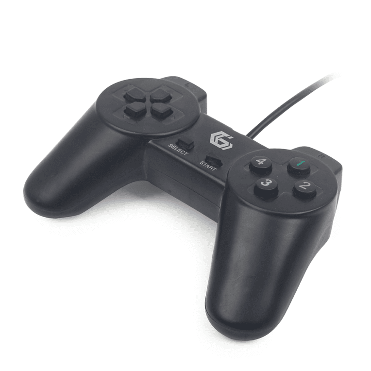 Gembird JPD-UB2-01 mando y volante Negro USB 2.0 Gamepad PC