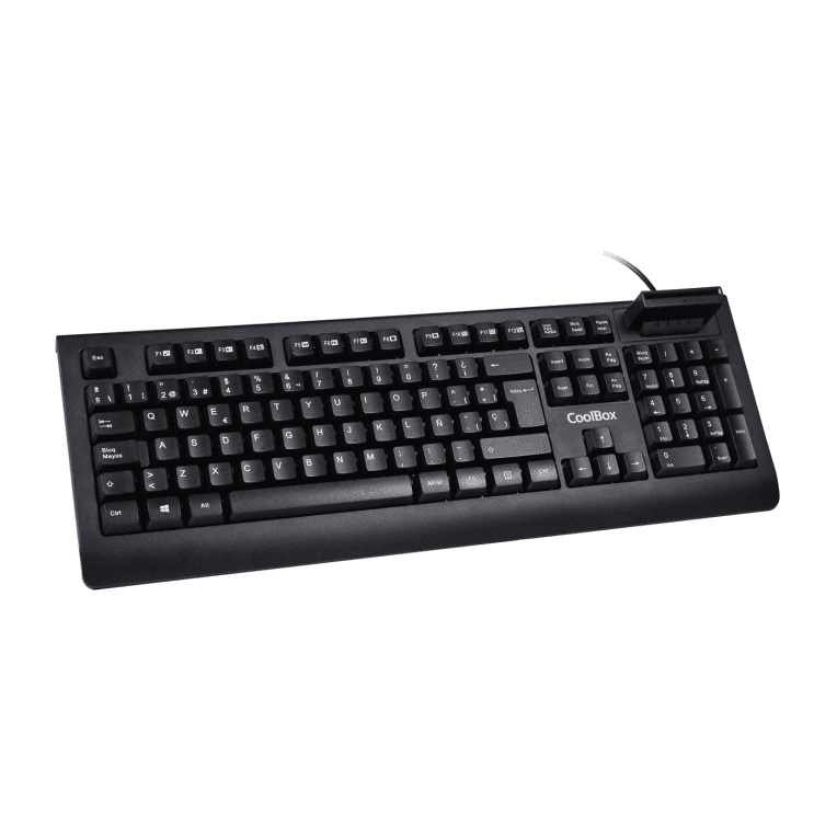 CoolBox TECLADO CON LECTOR DNIE V4