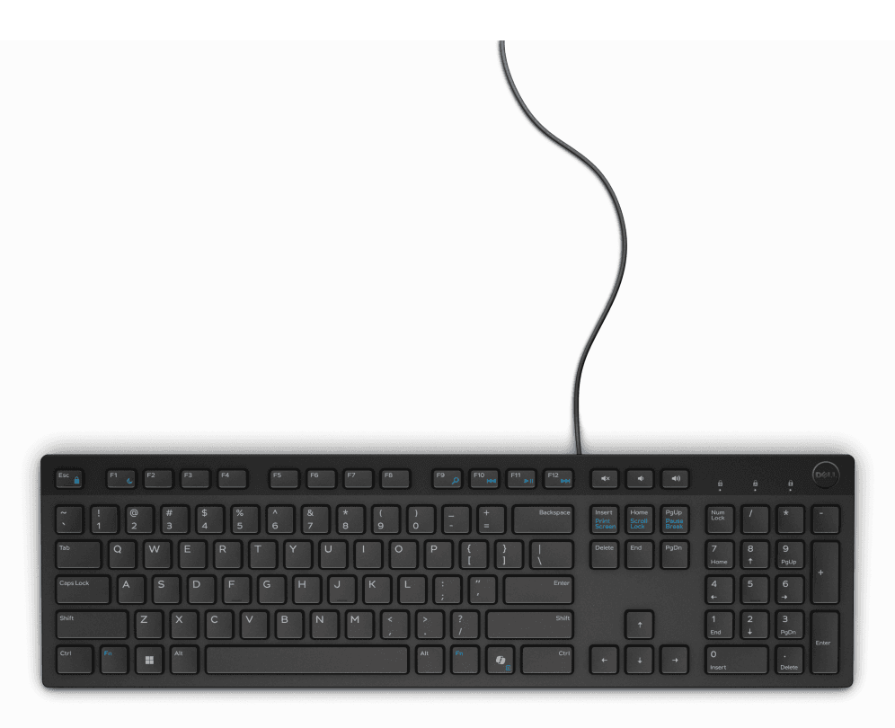 DELL Teclado con cable - KB216 - español (QWERTY) - negro