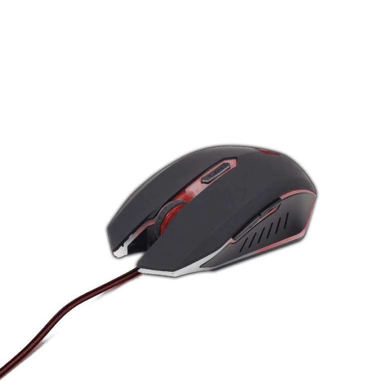 Gembird MUSG-001-R ratón Juego Ambidextro USB tipo A 2400 DPI