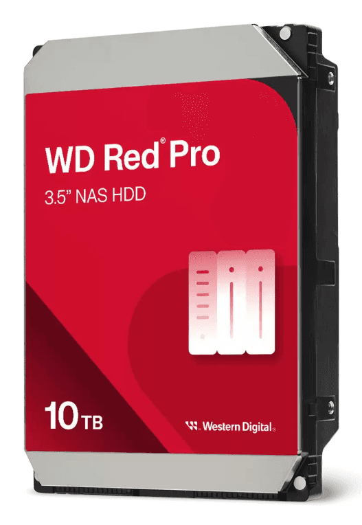 Western Digital Red Pro disco duro interno 10 TB 7200 RPM 512 MB 3.5" Serial ATA III