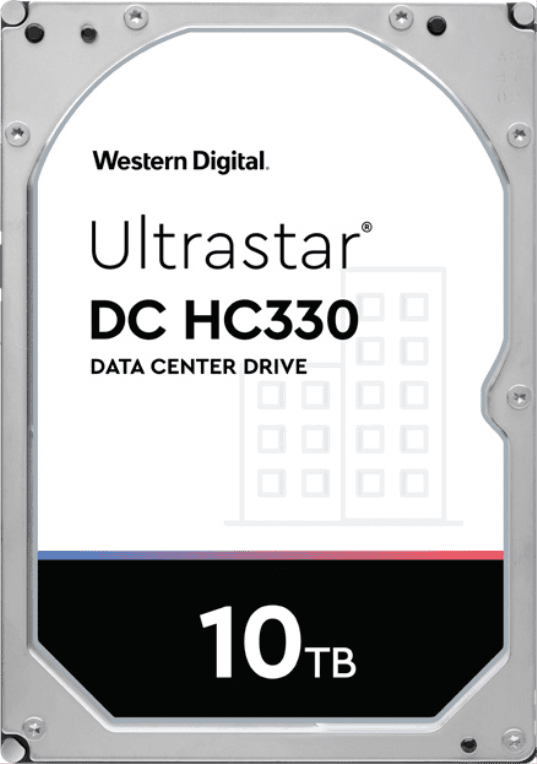 Western Digital Ultrastar DC HC330 disco duro interno 10 TB 7200 RPM 256 MB 3.5" Serial ATA III