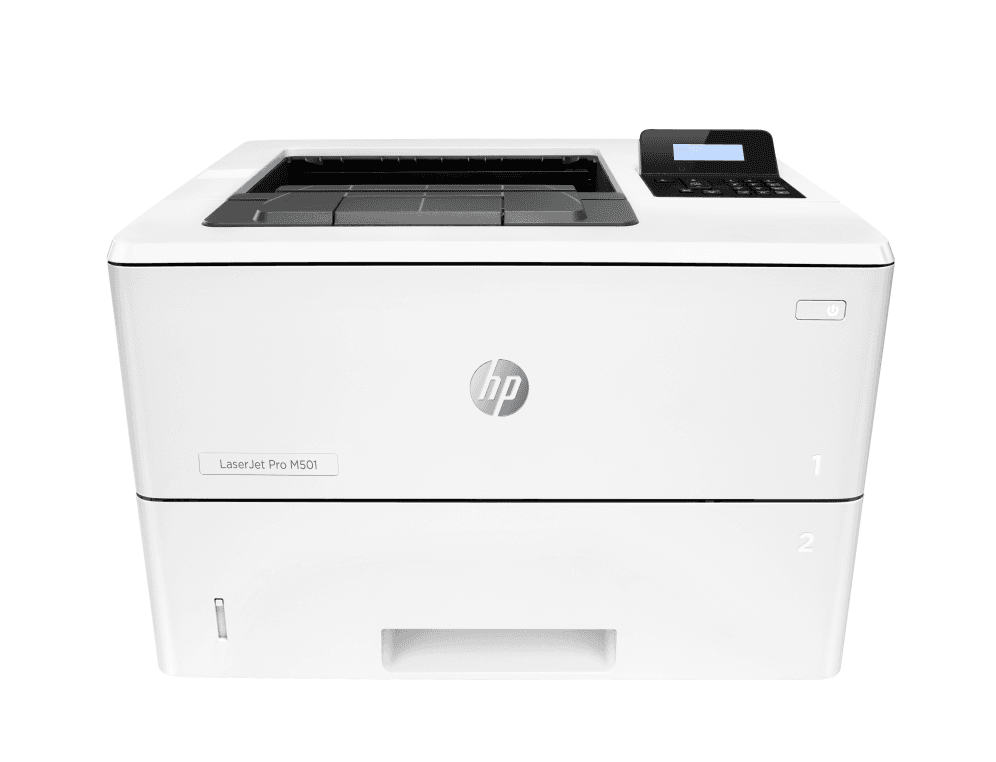 HP LaserJet Pro M501dn Blanco y negro Impresora, Solo Ethernet; A doble cara