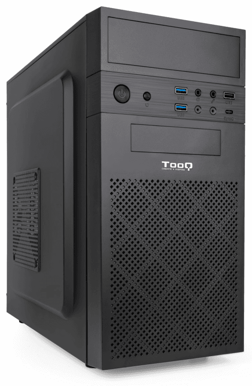 TooQ Caja Minitorre Micro-ATX Negra