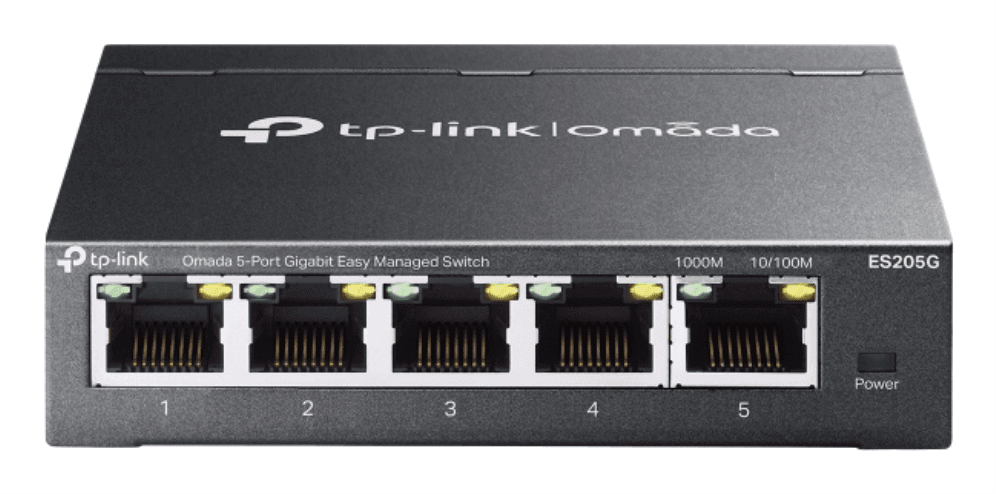 TP-Link Omada ES205G switch Gestionado Gigabit Ethernet (10/100/1000) Negro