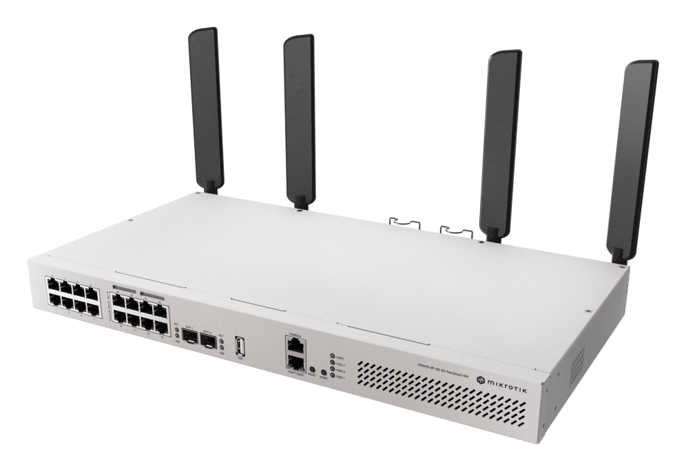 Mikrotik CRS418-8P-8G-2S+5axQ2axQ-RM L2/L3 Gigabit Ethernet (10/100/1000) Energía sobre Ethernet (PoE) 1U