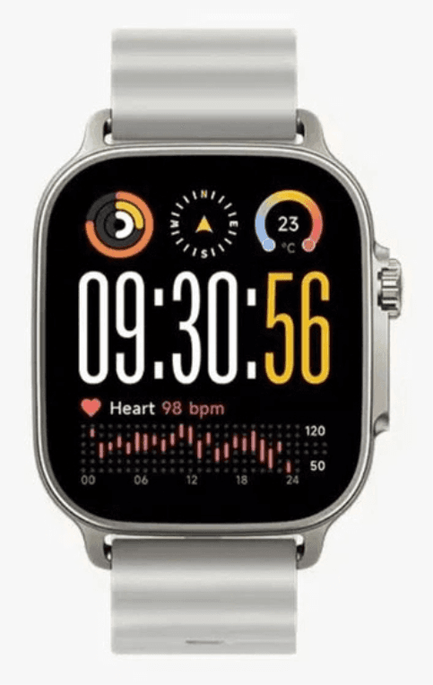 realme Watch 5 5 cm (1.97") AMOLED Digital 390 x 450 Pixeles Pantalla táctil Plata GPS (satélite)