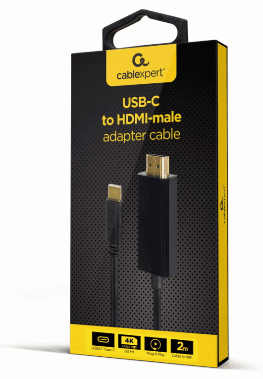 Gembird A-CM-HDMIM-02 cable HDMI 2 m HDMI Type C (Mini) Negro