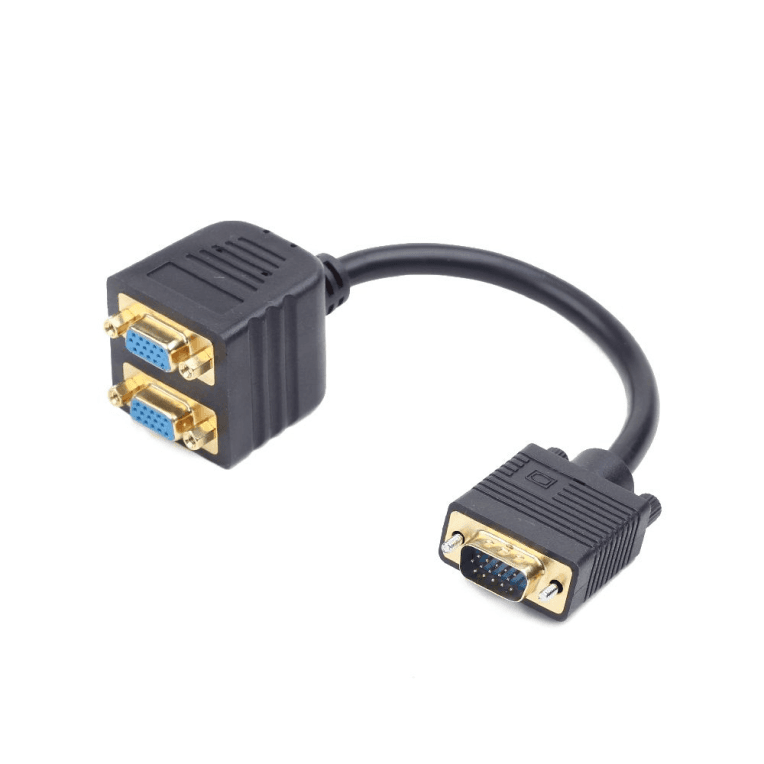 Gembird CC-VGAX2-20CM cable VGA 0,2 m VGA (D-Sub) 2 x VGA (D-Sub) Negro