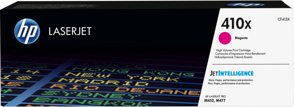 HP Cartucho de tóner original LaserJet 410X magenta de alta capacidad