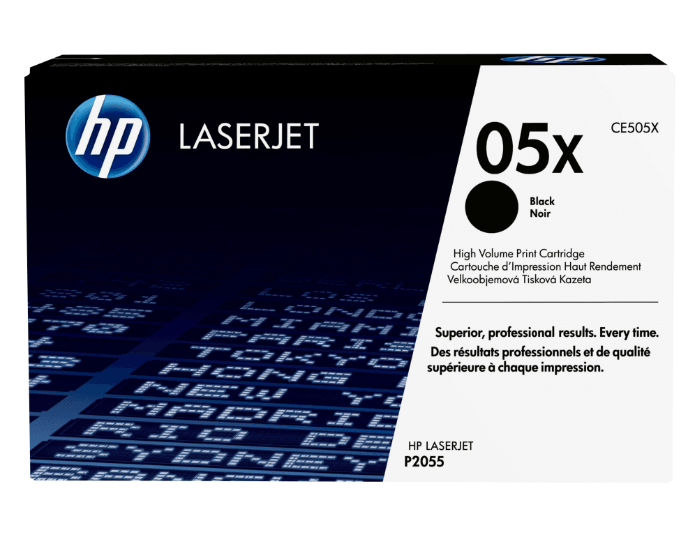 HP Cartucho de tóner original LaserJet 05X de alta capacidad negro