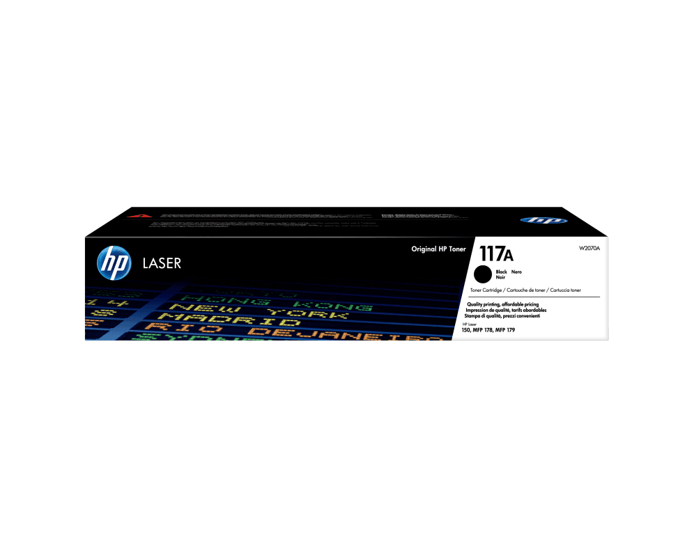 HP 117A Black Original Laser Toner Cartridge cartucho de tóner 1 pieza(s)
