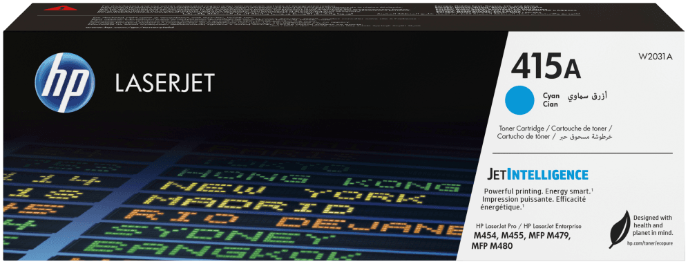 HP Cartucho de tóner Original LaserJet 415A cian