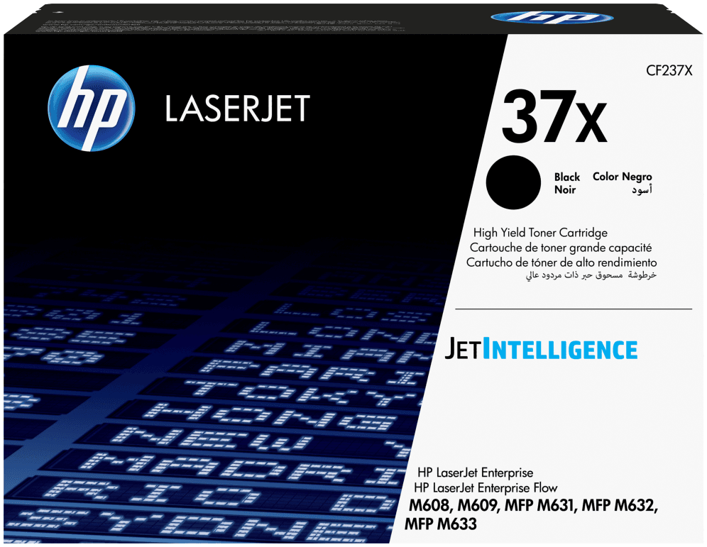 HP Cartucho de tóner original LaserJet 37X de alta capacidad negro