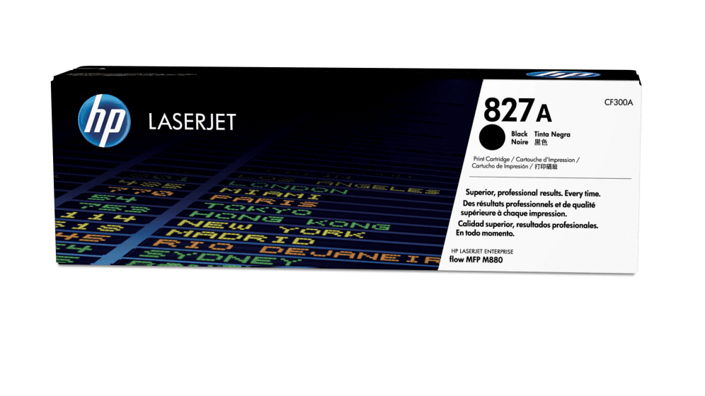 HP 827A Black Original LaserJet Toner Cartridge cartucho de tóner 1 pieza(s)