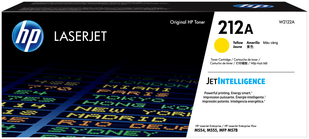 HP Cartucho de tóner Original LaserJet 212A amarillo