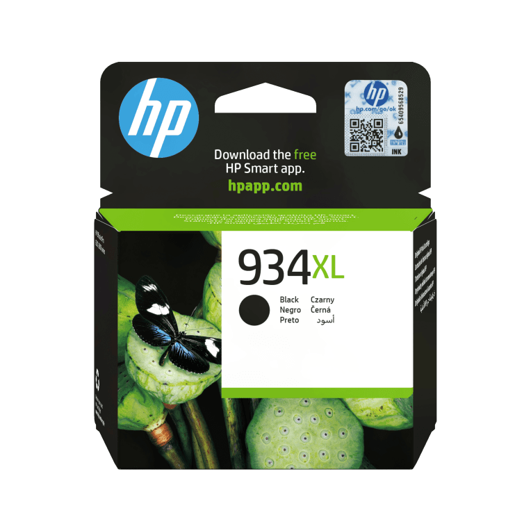 HP Cartucho de tinta original 934XL de alta capacidad negro