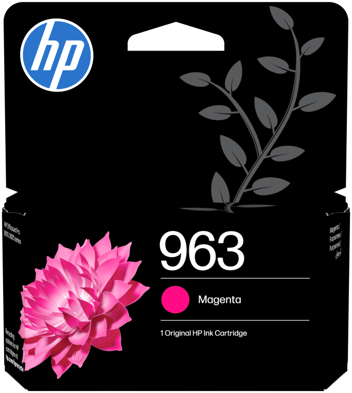 HP Cartucho de tinta Original 963 magenta