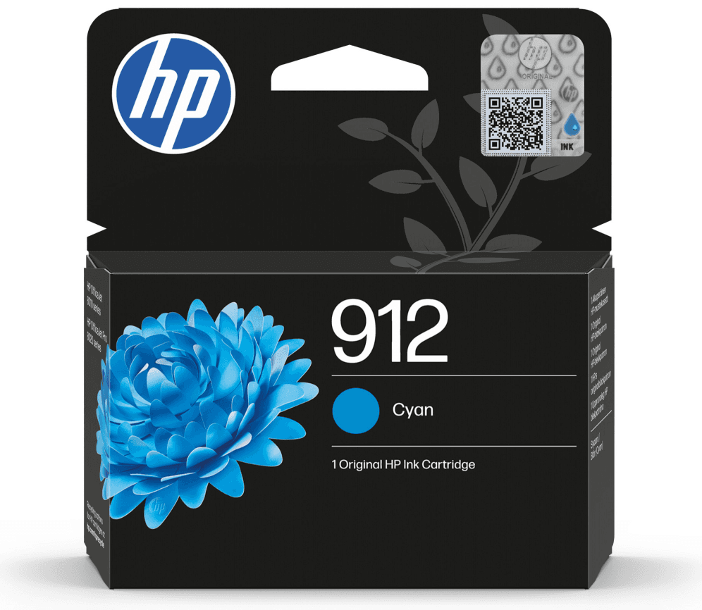 HP Cartucho de tinta Original 912 cian