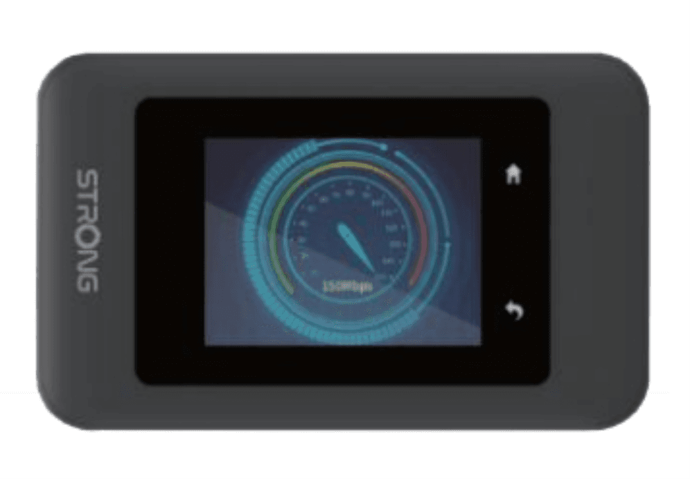 Strong 4G+ LTE MiFi Hotspot Router Wi-Fi 1200 router inalámbrico Doble banda (2,4 GHz / 5 GHz) Negro