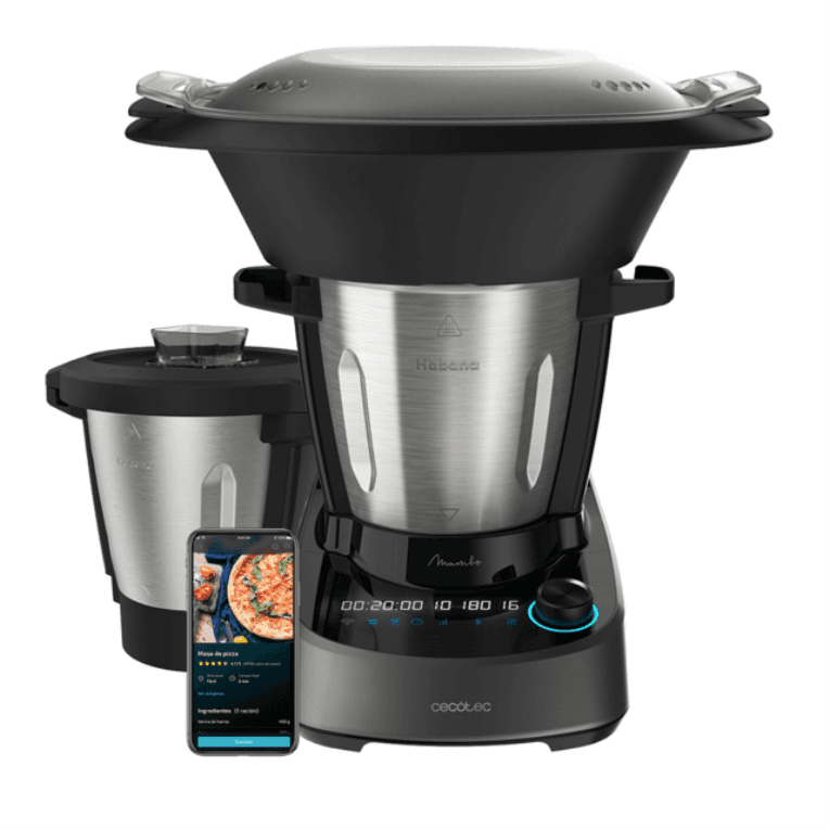 Cecotec Mambo 11090 Habana 1600 W 3,3 L Negro, Acero inoxidable