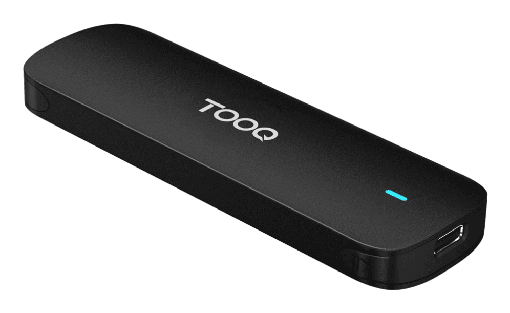 TooQ Caja Externa para SSD M.2 NVMe, Negro
