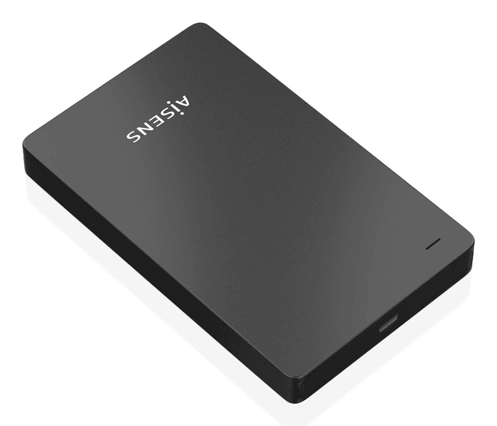 AISENS ASE-2542B caja para disco duro externo Caja de disco duro (HDD) Negro 2.5"