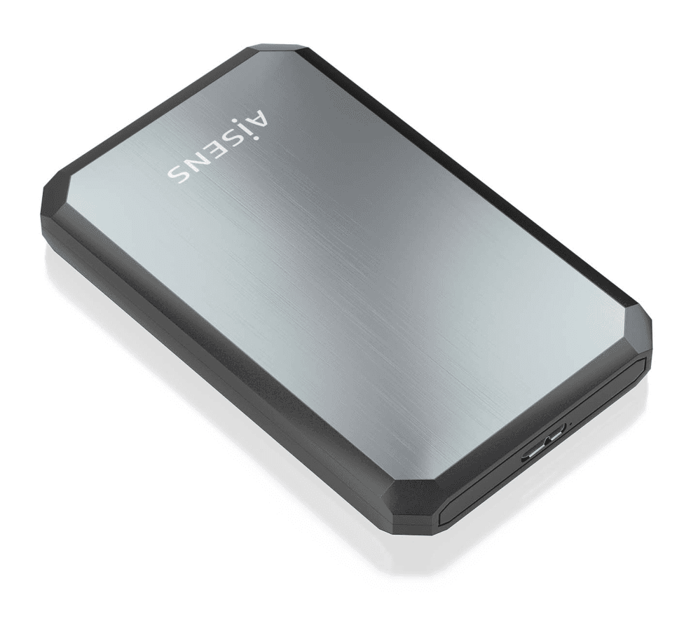 AISENS ASE-2529B caja para disco duro externo Carcasa de disco duro/SSD Negro, Gris 2.5"