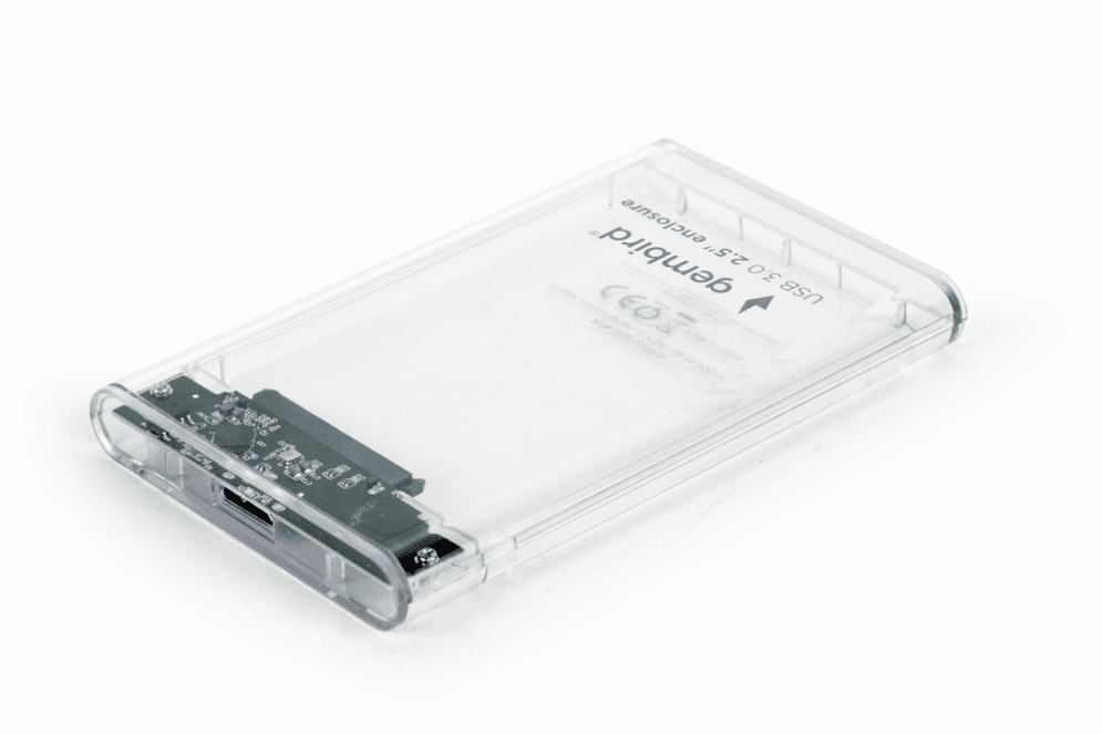 Gembird EE2-U3S9-6 caja para disco duro externo Caja de disco duro (HDD) Transparente 2.5"