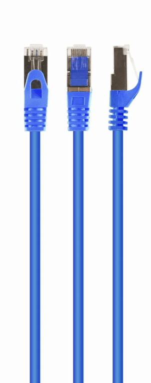 Gembird PP6A-LSZHCU-B-1M cable de red Azul Cat6a S/FTP (S-STP)